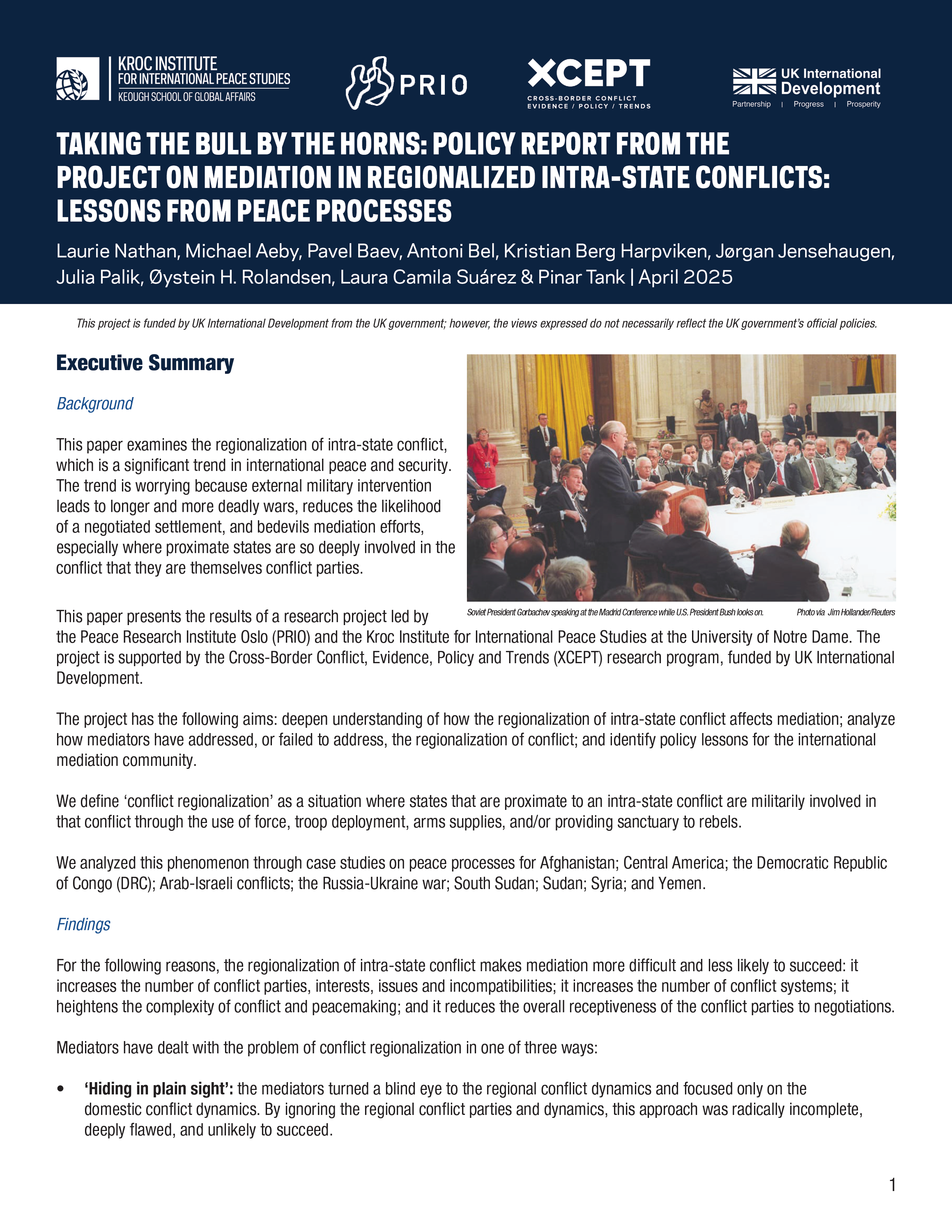 Taking the bull by the horns