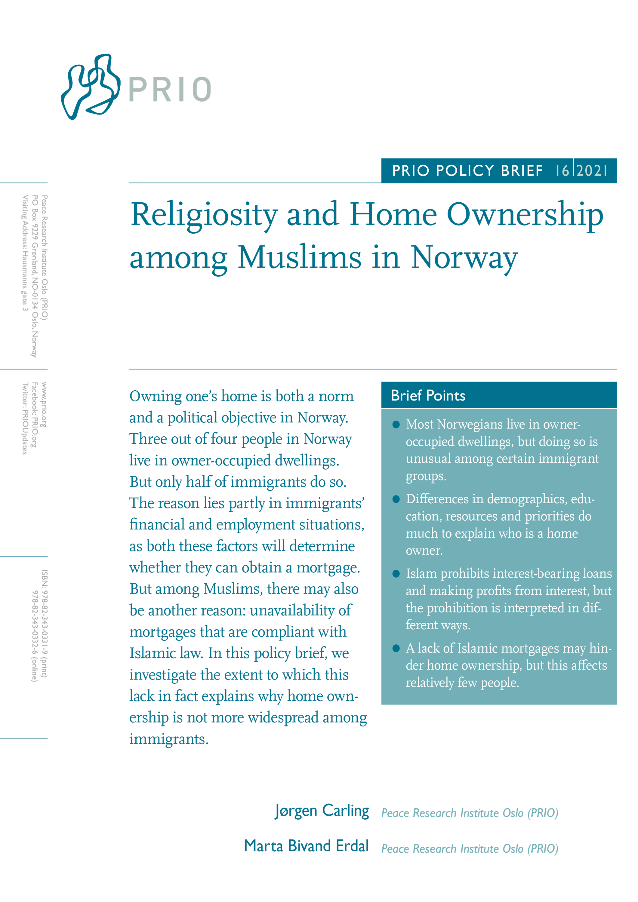 Front cover of publication