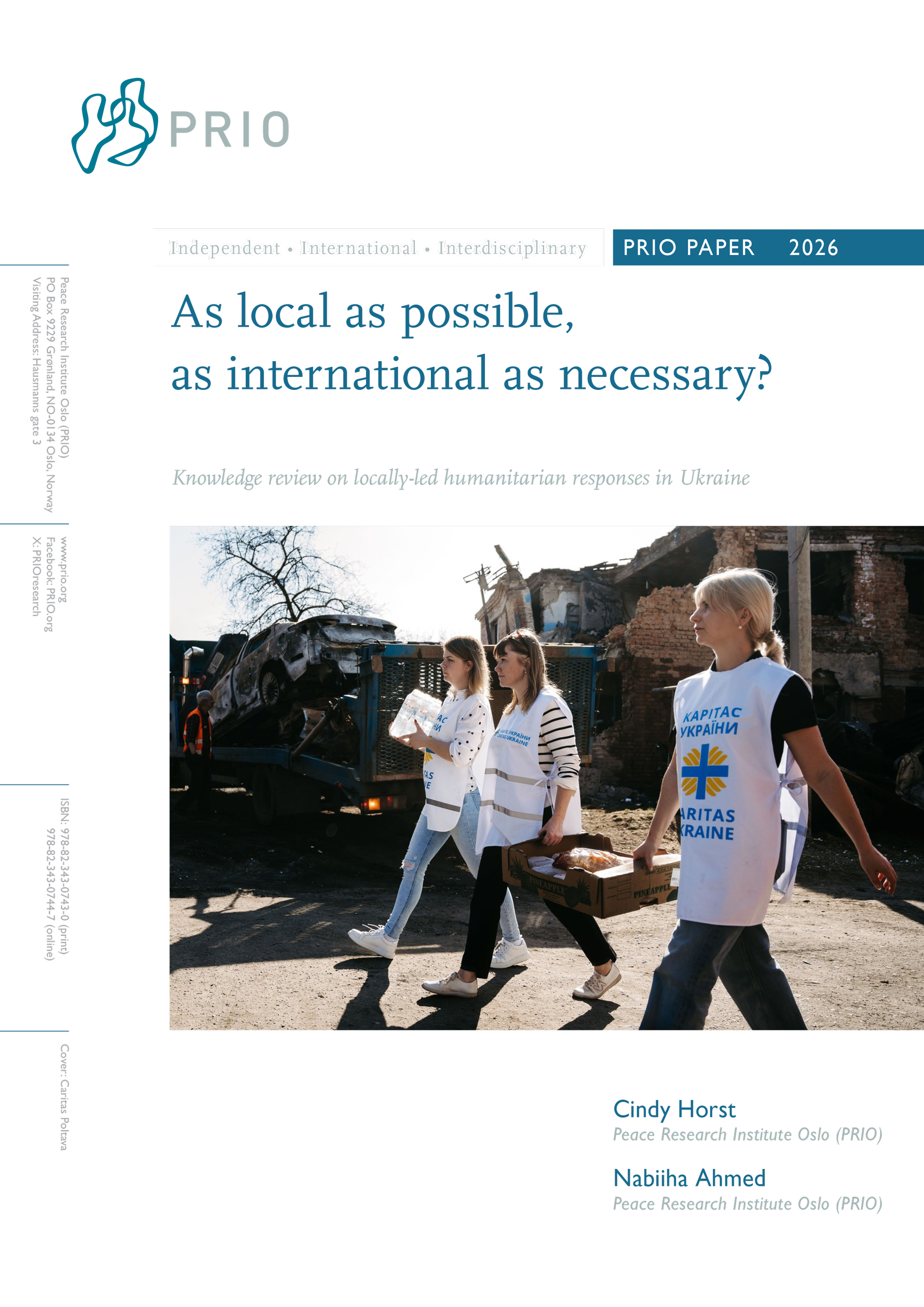 As local as possible, PRIO Paper, 2026