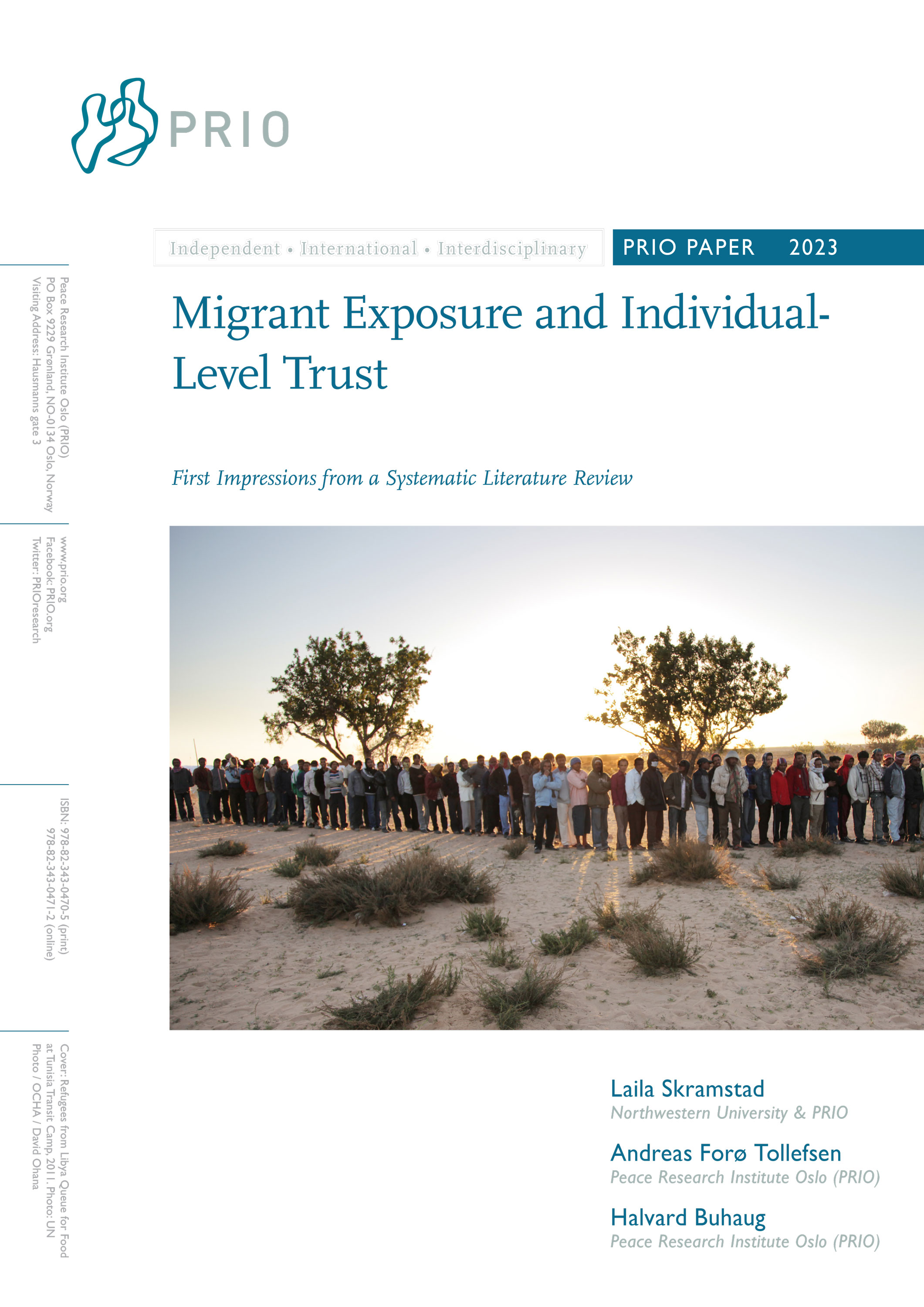 Front cover of publication