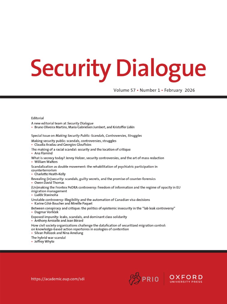 Security Dialogue February 2026. PRIO