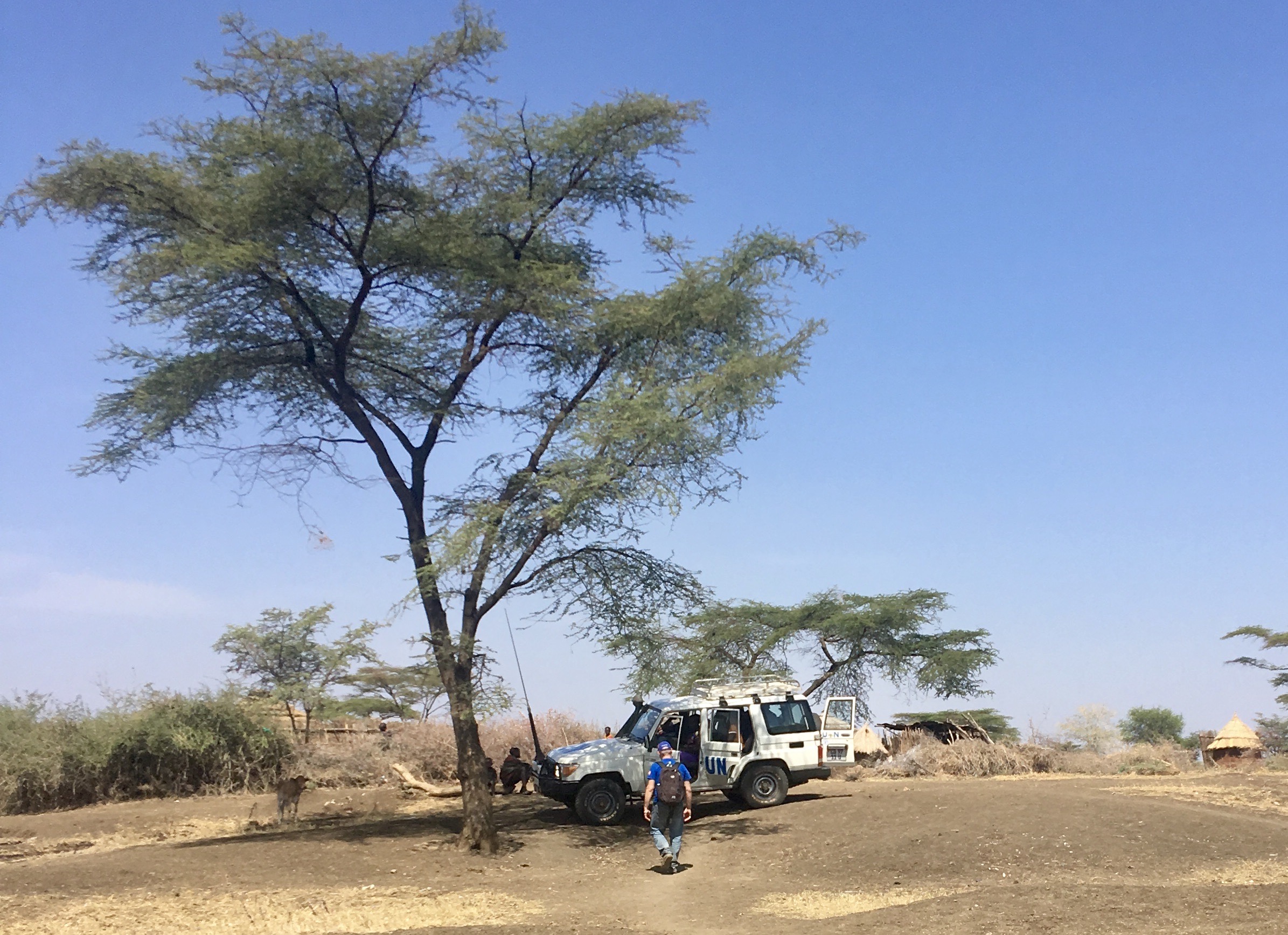 Piloting UN FAO-led survey data collection near Moroto in Karamoja, Uganda. Nina von Uexkull.
