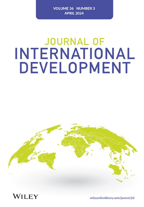 Journal of International Development. Wiley