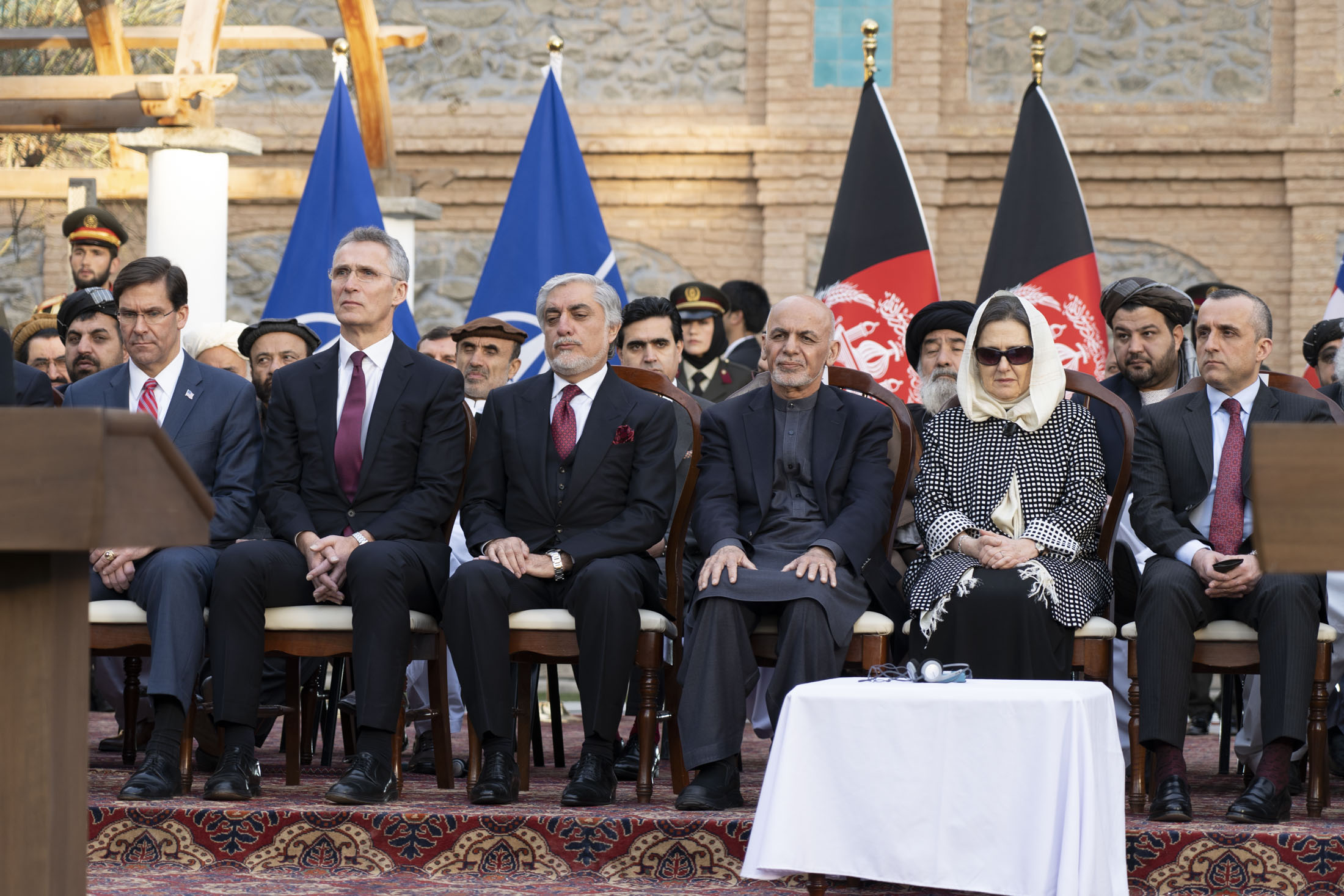 Ceremony marking the Joint Declaration between the United States and the Islamic Republic of Afghanistan and signature of an agreement between the United States and the Taliban.