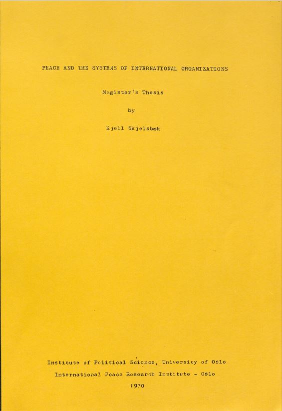 Front cover of publication