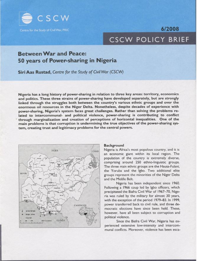 Between war and peace