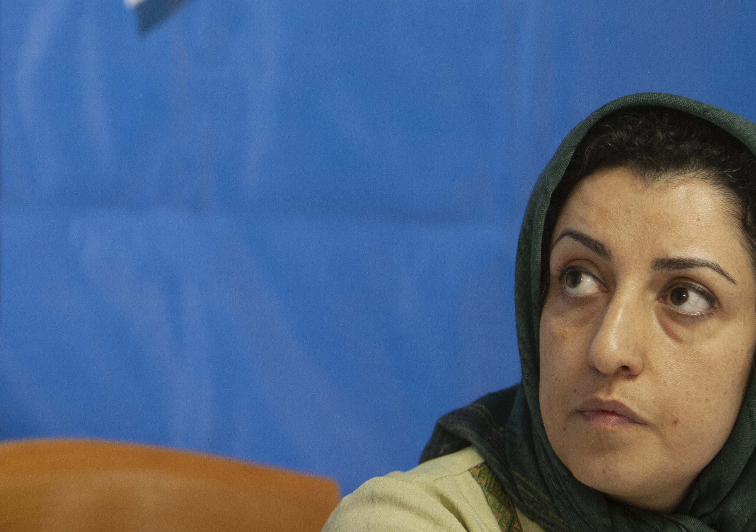 The 2023 Nobel Peace Prize laureate, Iranian human rights activist Narges Mohammadi in 2007. Photo: Morteza Nikoubazl / Nur Photo via Getty Images