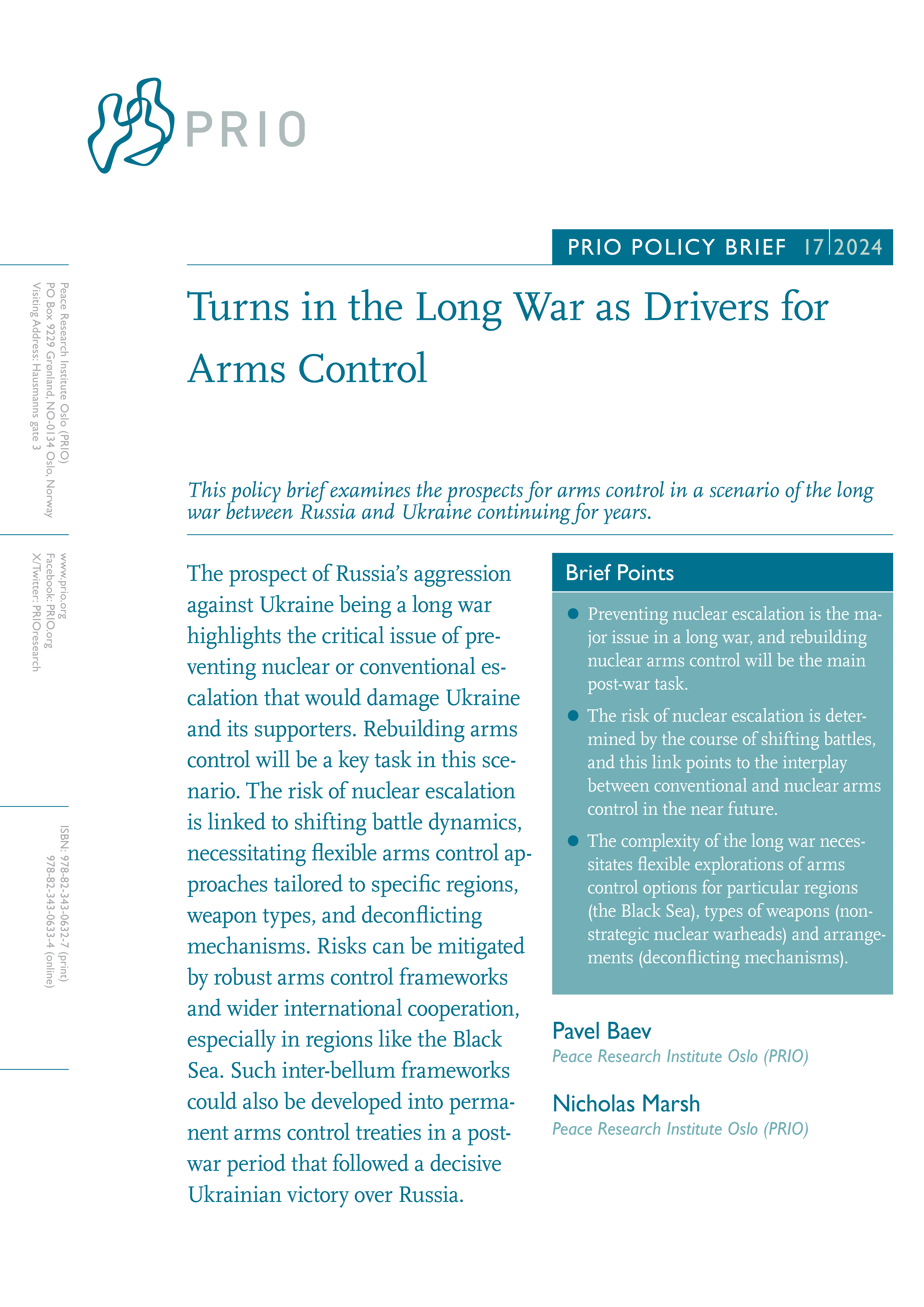 Cover - PRIO Policy Brief 17, 2024