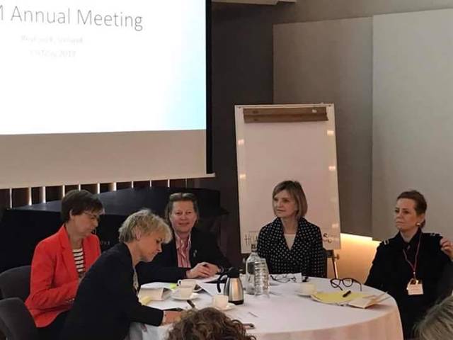 The High-Level panel at the Nordic Women Mediators' annual meeting on Iceland.