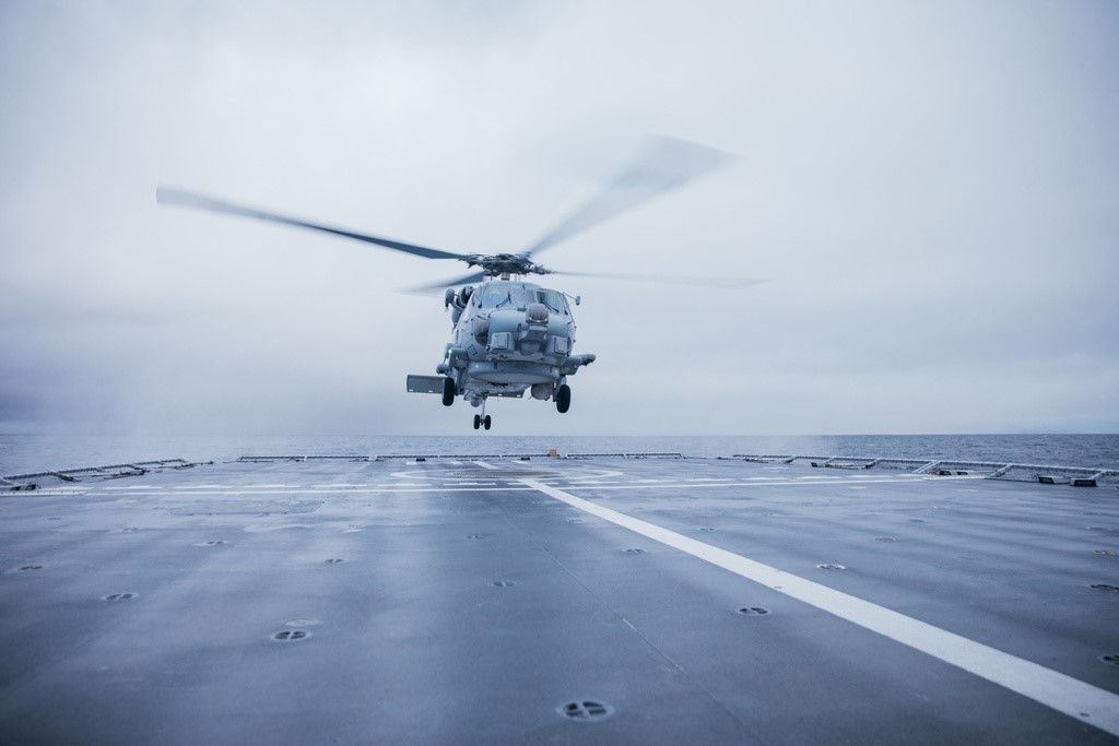 Seahawk MH60 helicopter. Photo: Oda Linnea Brekke Iden / Forsvaret