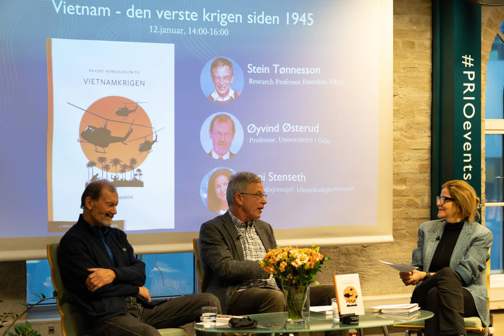 From left: Øyivind Østerud, Stein Tønnesson, and Leni Stenseth. 