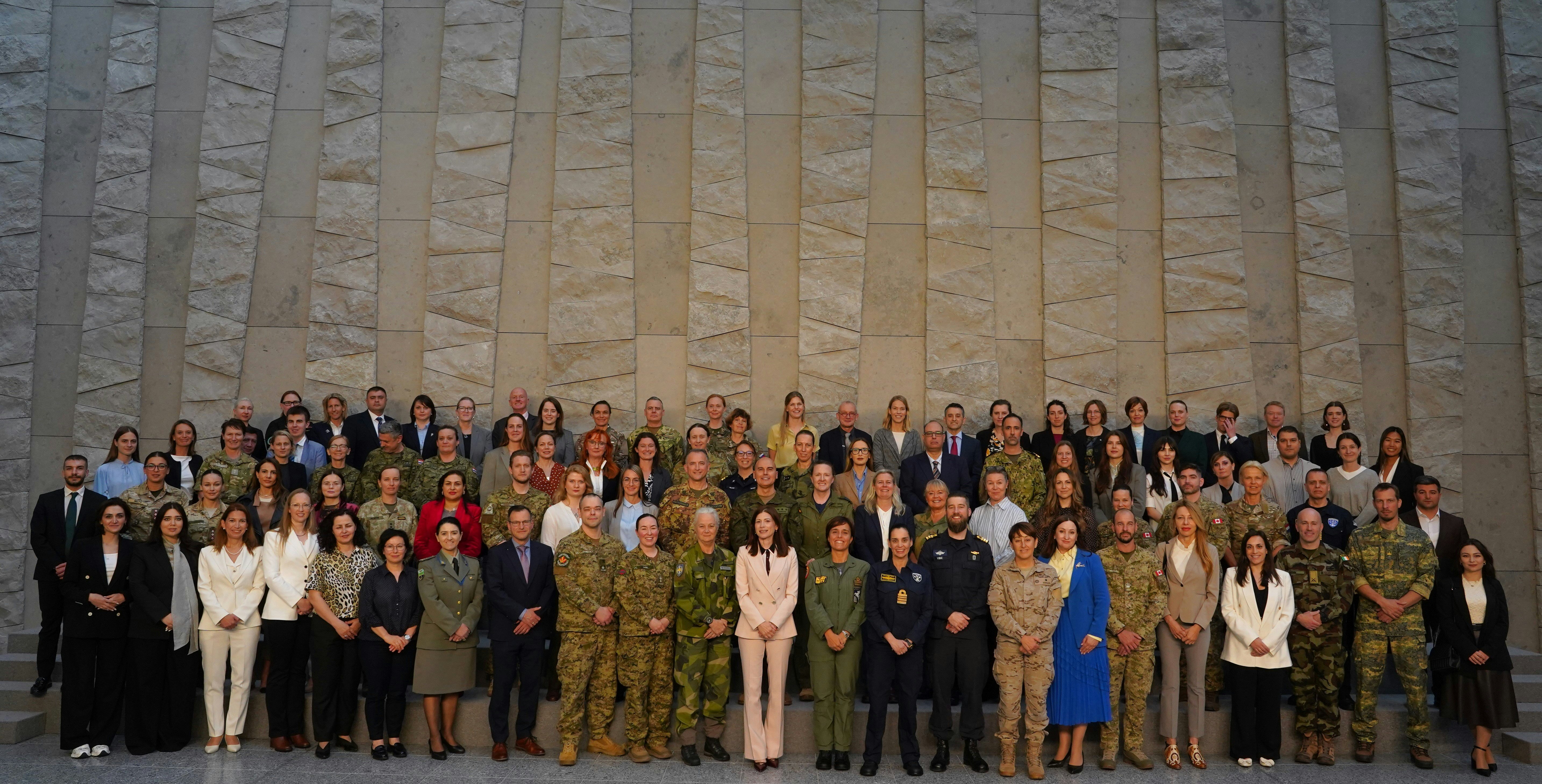 Family photo, NCGP Annual Conference, NATO HQ. Photo: NATO