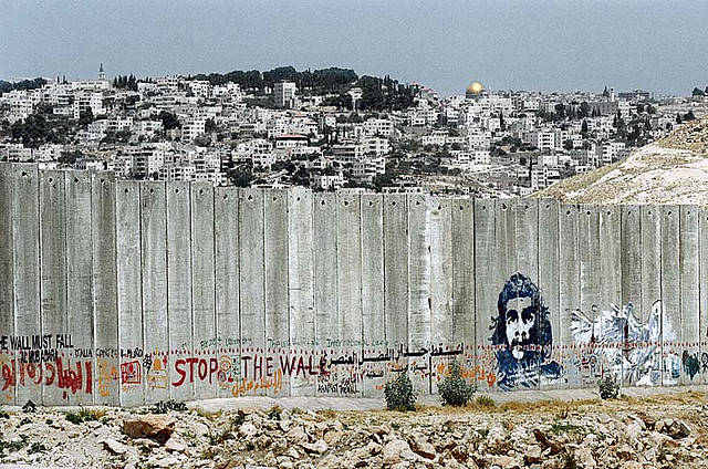 Palestinian Grafiti. Wall in Palestine