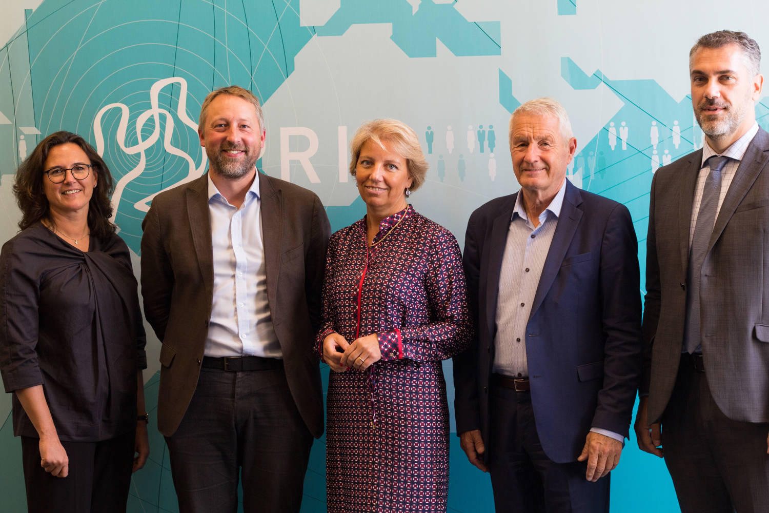 From the PRIO seminar on 10 September 2018. Pictured (from left to right): Ana Perona-Fjeldstad; Henrik Urdal; Andreja Metelko Zgombić; Thorbjørn Jagland; Hrvoje Marušić. Georgina Berry / PRIO