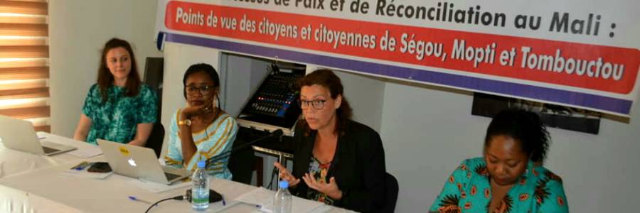 The report launch in Bamako, Mali.