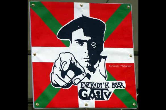 Poster reading 'Basque Country Needs You.'. Photo: Iker Merodio via Flickr