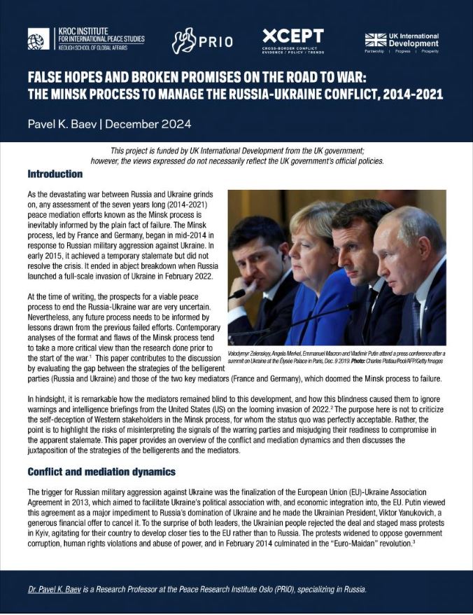 Front cover of publication