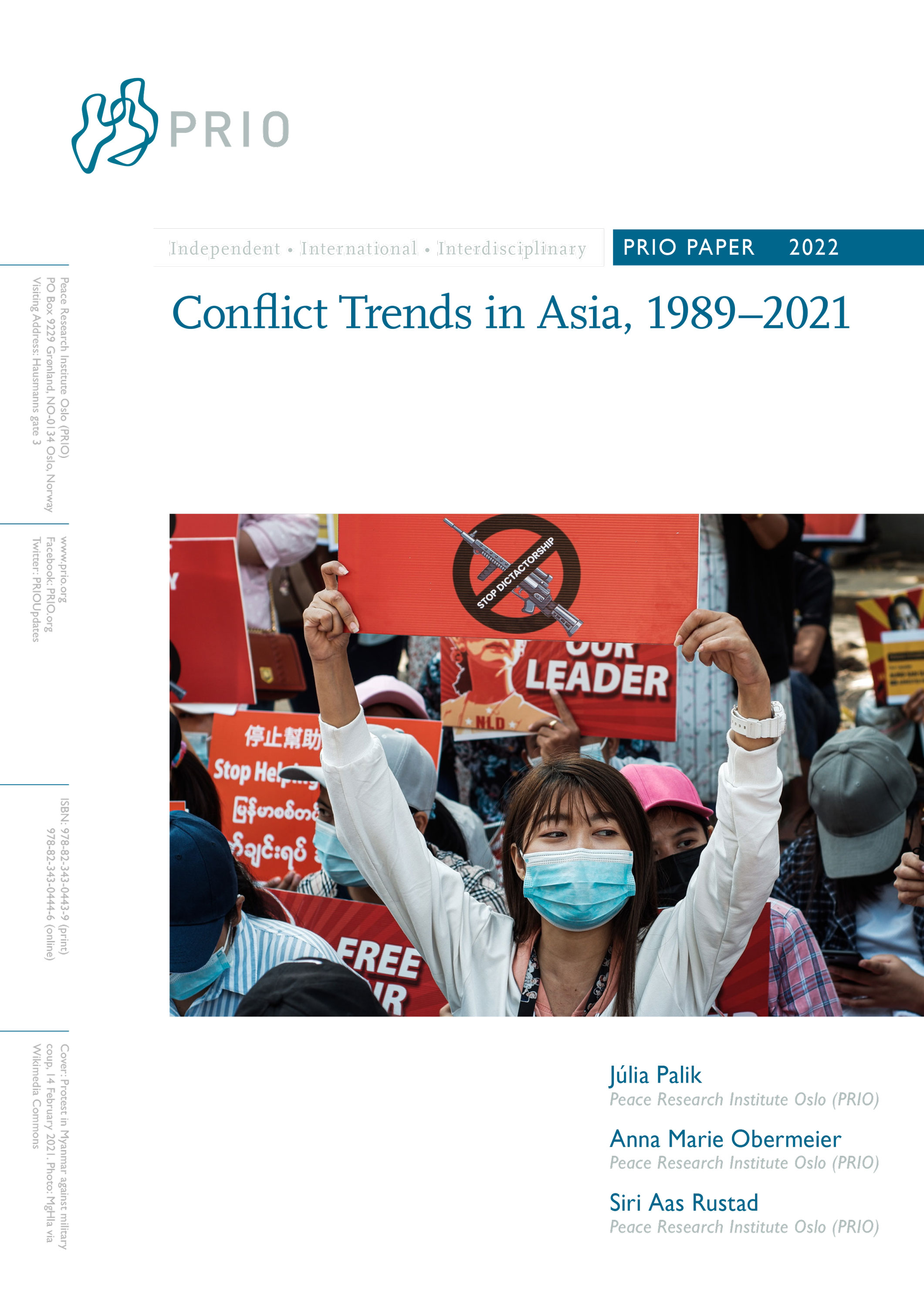 Conflict Trends In Asia, 1989–2021 – Peace Research Institute Oslo (PRIO)