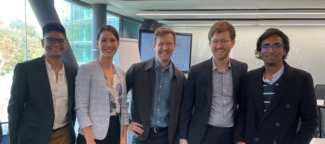 From the left: Kiruthika Thurairajah, Sofia Anton, Kristoffer Lidén, Andreas Hirblinger, Senel Wanniarachchi. Photo: PRIO / Kristoffer Lidén