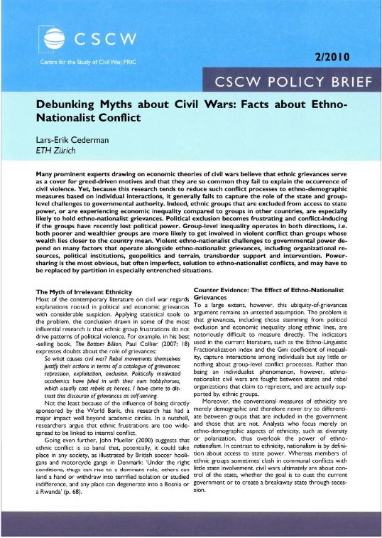 Front cover ofpublication