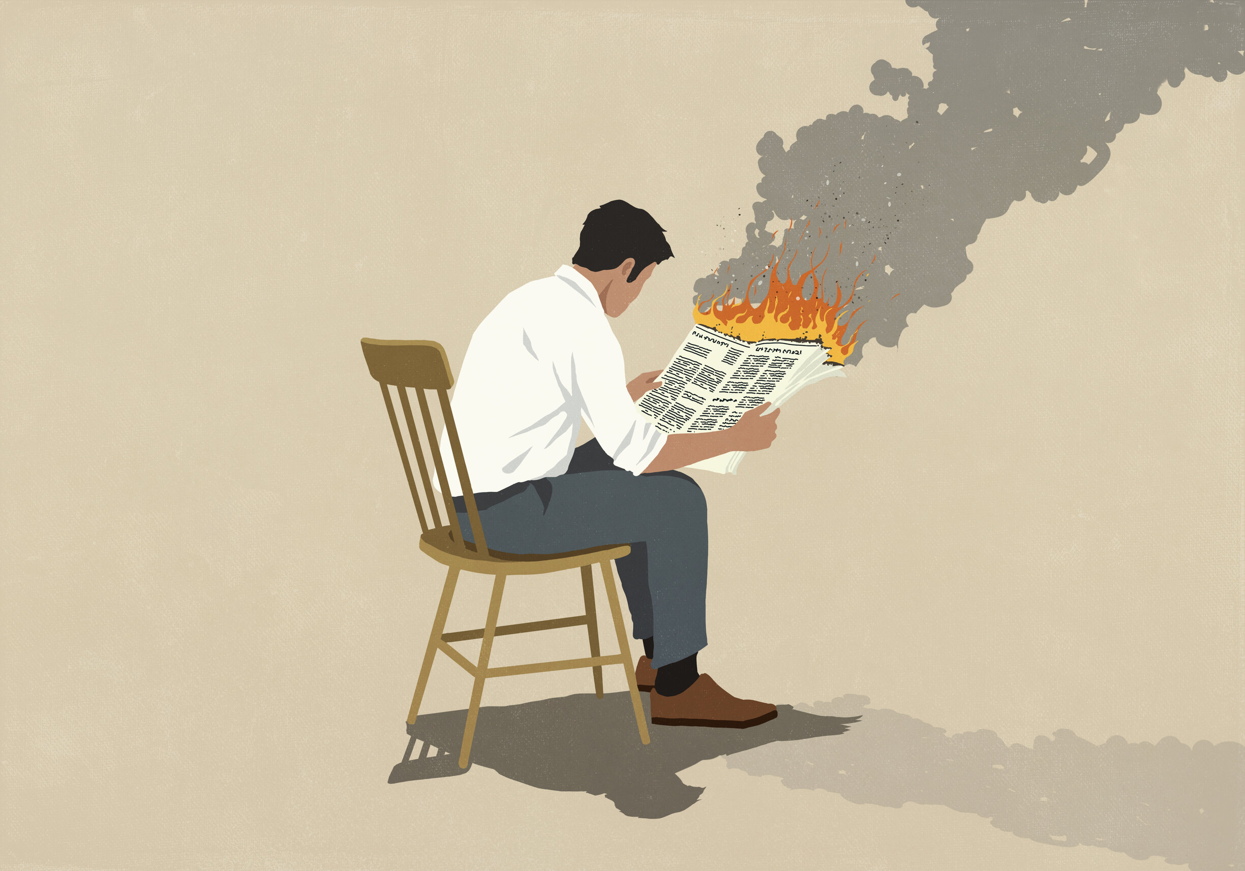 With a keystroke, the Trump administration shifted the world’s attention onto something that didn’t happen. . Photo: Malte Mueller / Getty Images