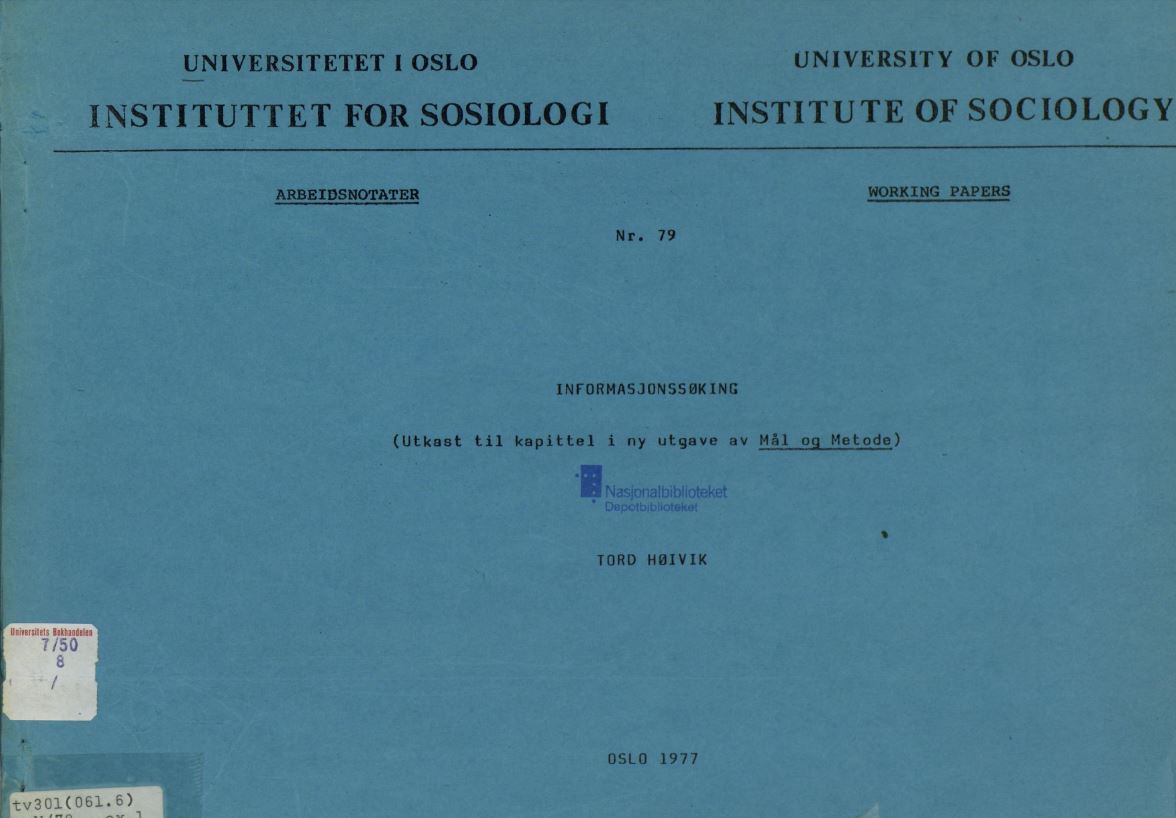 Front cover of publication