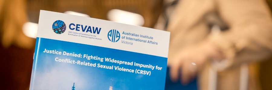 Justice Denied: Fighting Widespread Impunity for Conflict-Related Sexual Violence (CRSV). Photo: DLX Photography