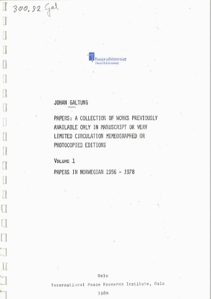 Front cover of publication