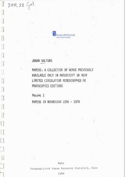 Front cover of publication