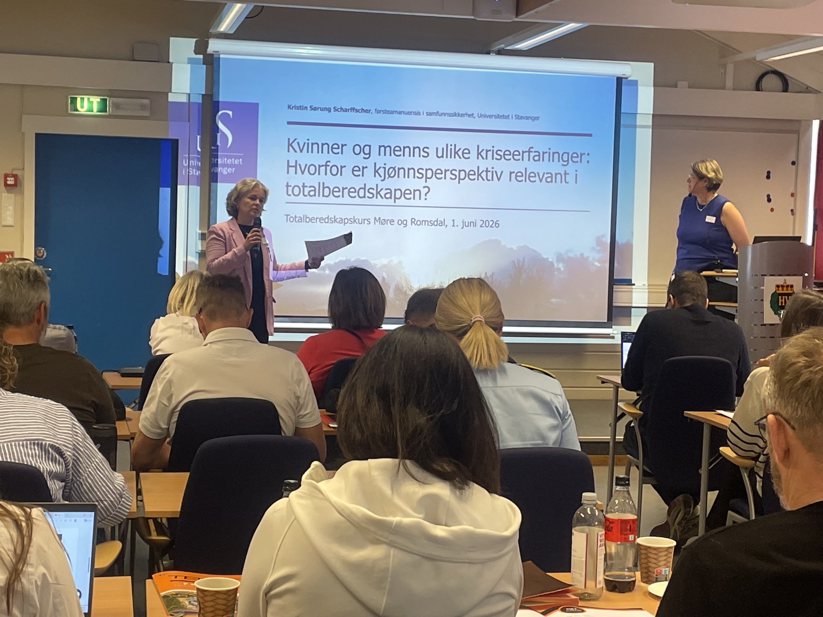 Gender and Total Defence Course. Photo: Else-May Botten, County Governor, Møre and Romsdal