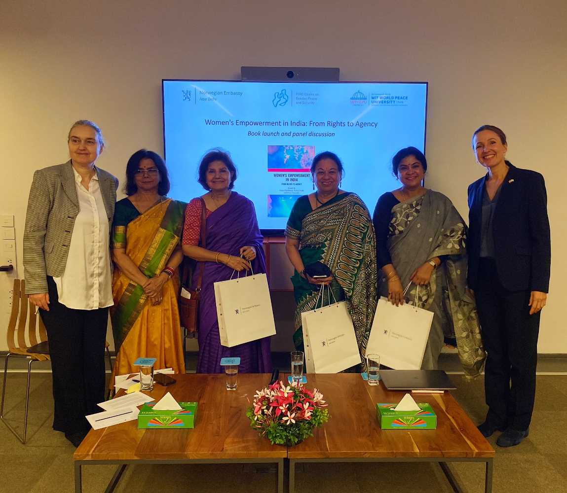Authors and panelists at the book launch of 'Women's Empowerment in India: From Rights to Agency. . Photo: -