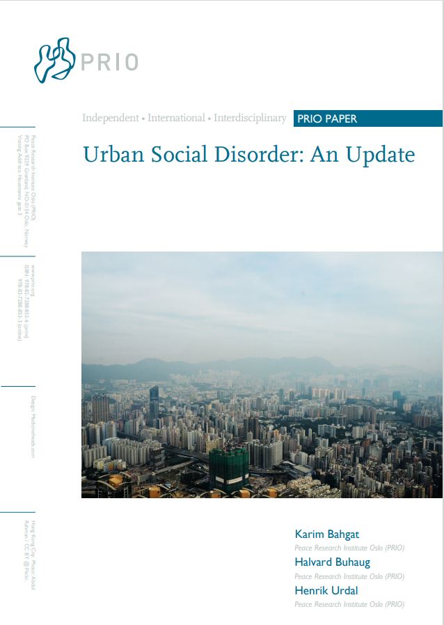 Front cover of publication. PRIO