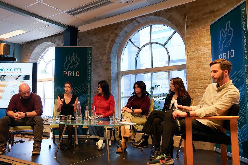 From left: Simon P. von der Maase, Ashleigh Landau, Alexanda Malaga, Katayoun Kishi, Ylva Grønningsæter and Haakon Gjerløw