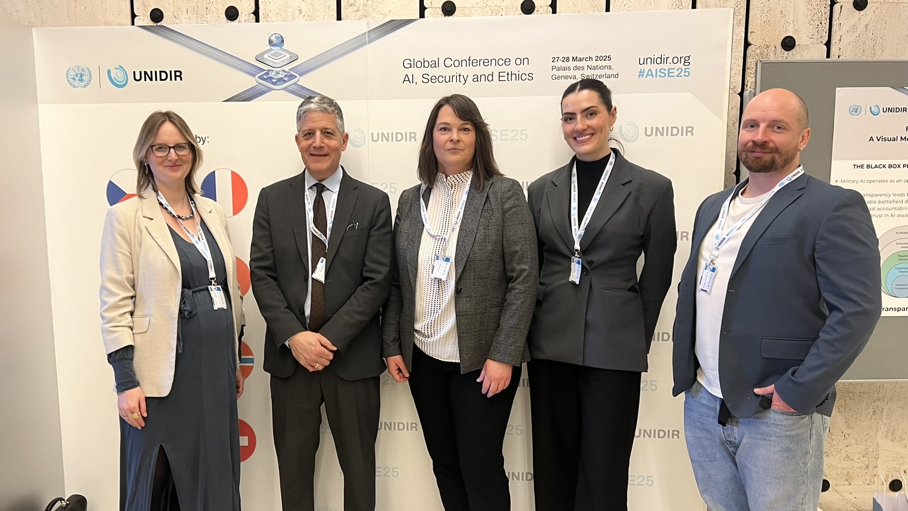 L-R: Ilaria Carrozza, Greg Reichberg, Jovana Davidovic, Alexa Timlick, Simon Polichinel von der Maase. Photo: PRIO