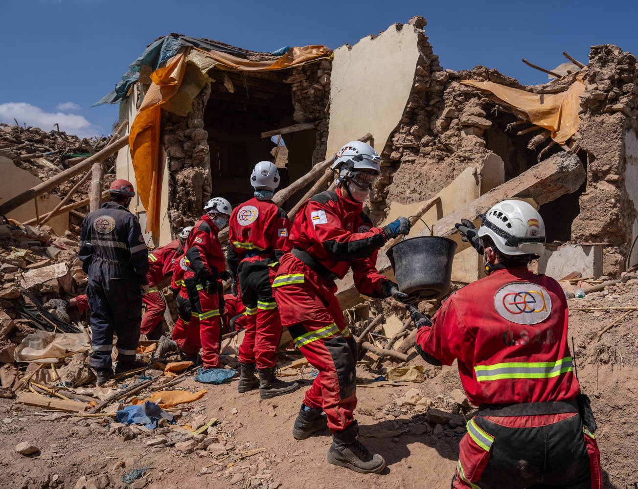 September 12, 2023. Anougal, Morocco. Photo: Carl Court/Getty Images