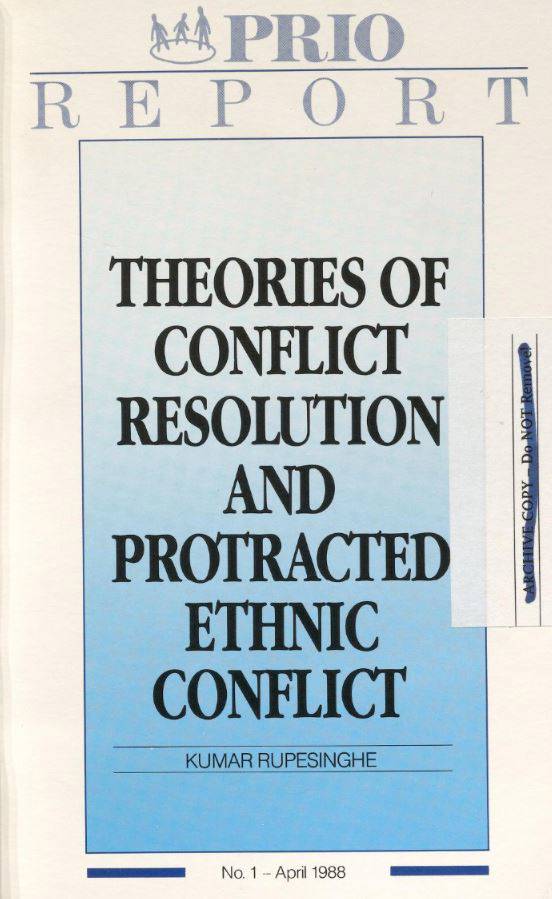 Theories of conflict ...