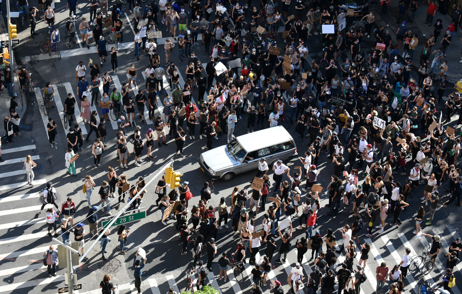 Black Lives Matter protest in New York, in 2020. duluoz cats via Flickr