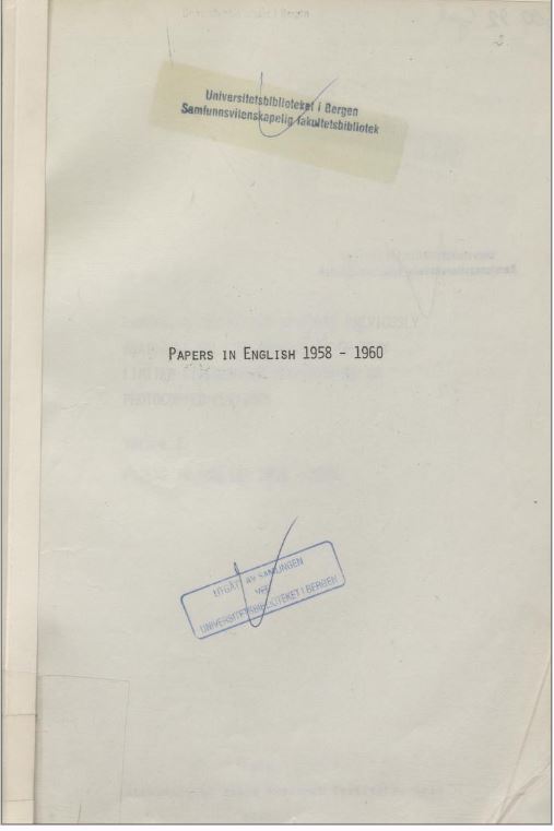 Front cover of publication