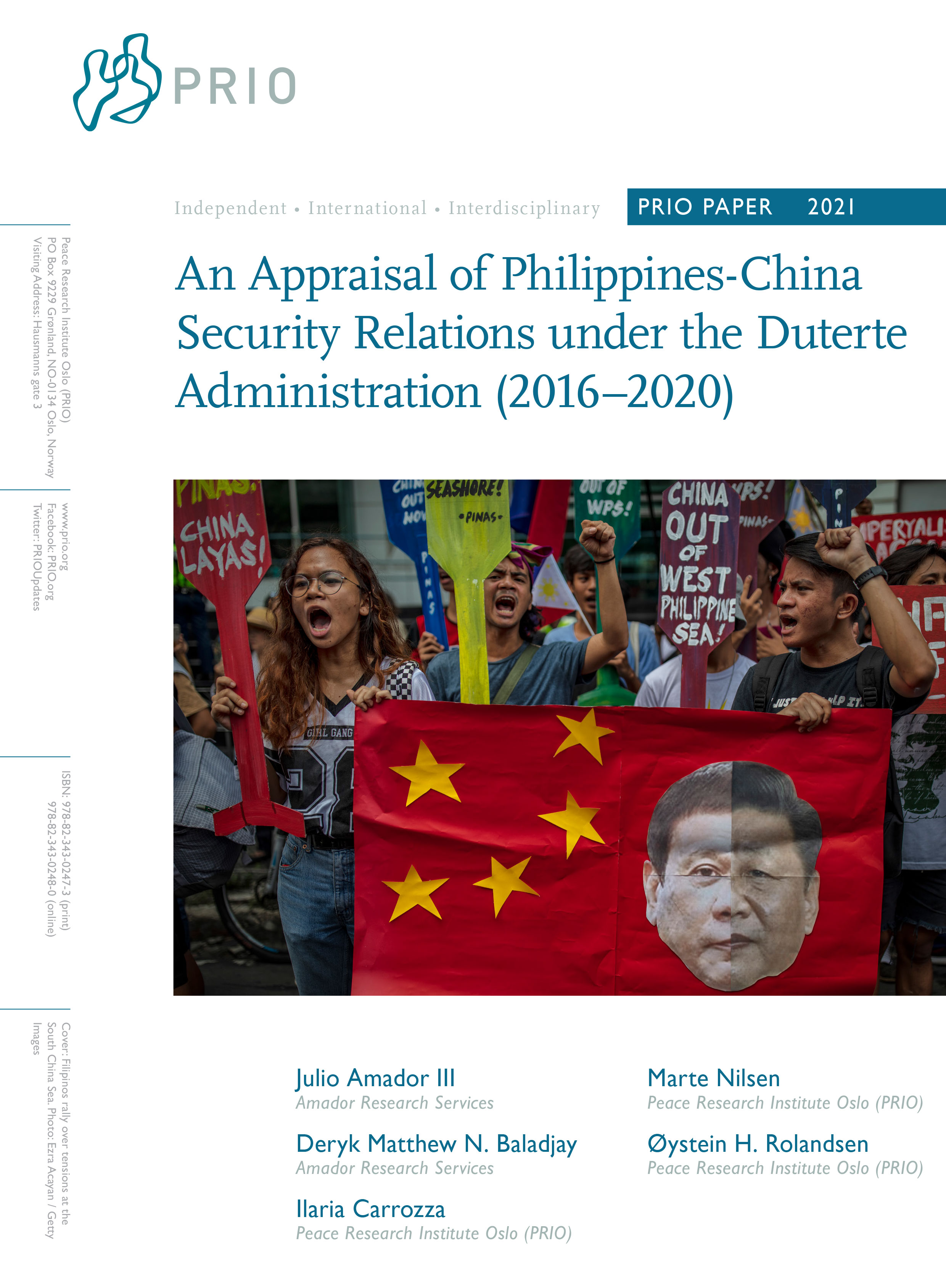 Front cover of publication