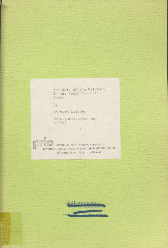 Front cover of publication
