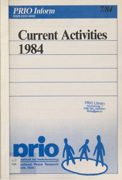 Current Activities 1984