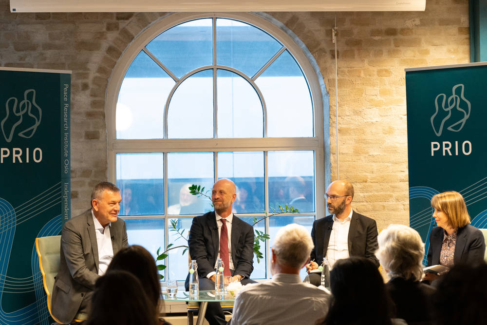 From the left: Philippe Lazzarini, Vebjørn Dysvik, Jørgen Jensehaugen and Maria Gabrielsen Jumbert.