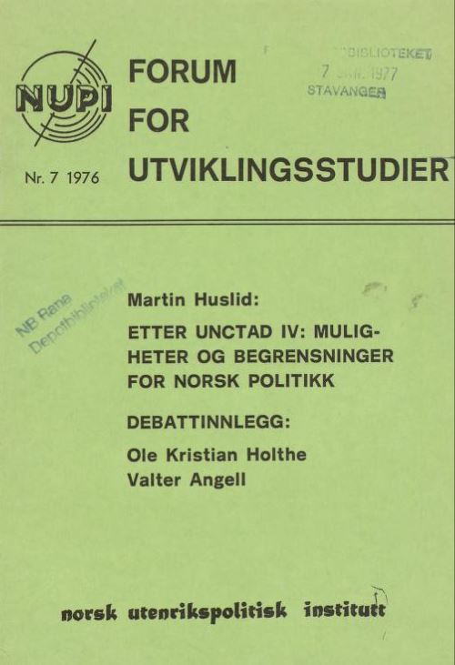 Front cover of publication