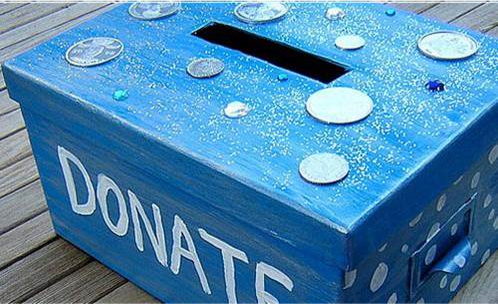 donation box. Photo: internet 