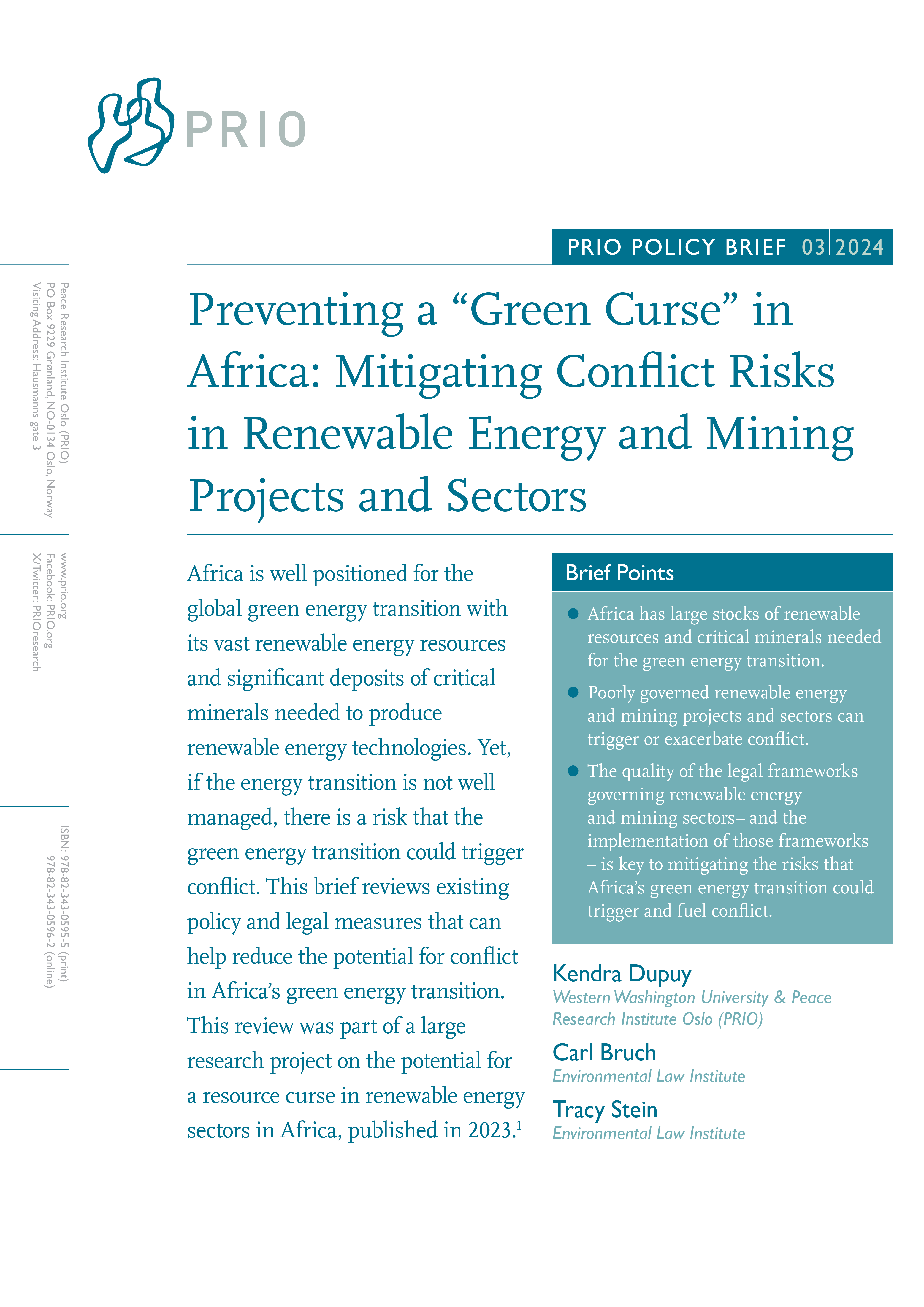 PRIO Policy Brief 03-2024