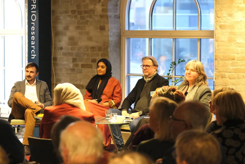 From the left: Graeme Smith, Rayhana Karim, Terje Watterdal and Norunn Grande