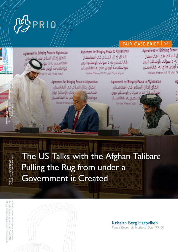 Cover - The US Talks with the Afghan Taliban Pulling the Rug from under a Government it Created - FAIR Case Brief, 9