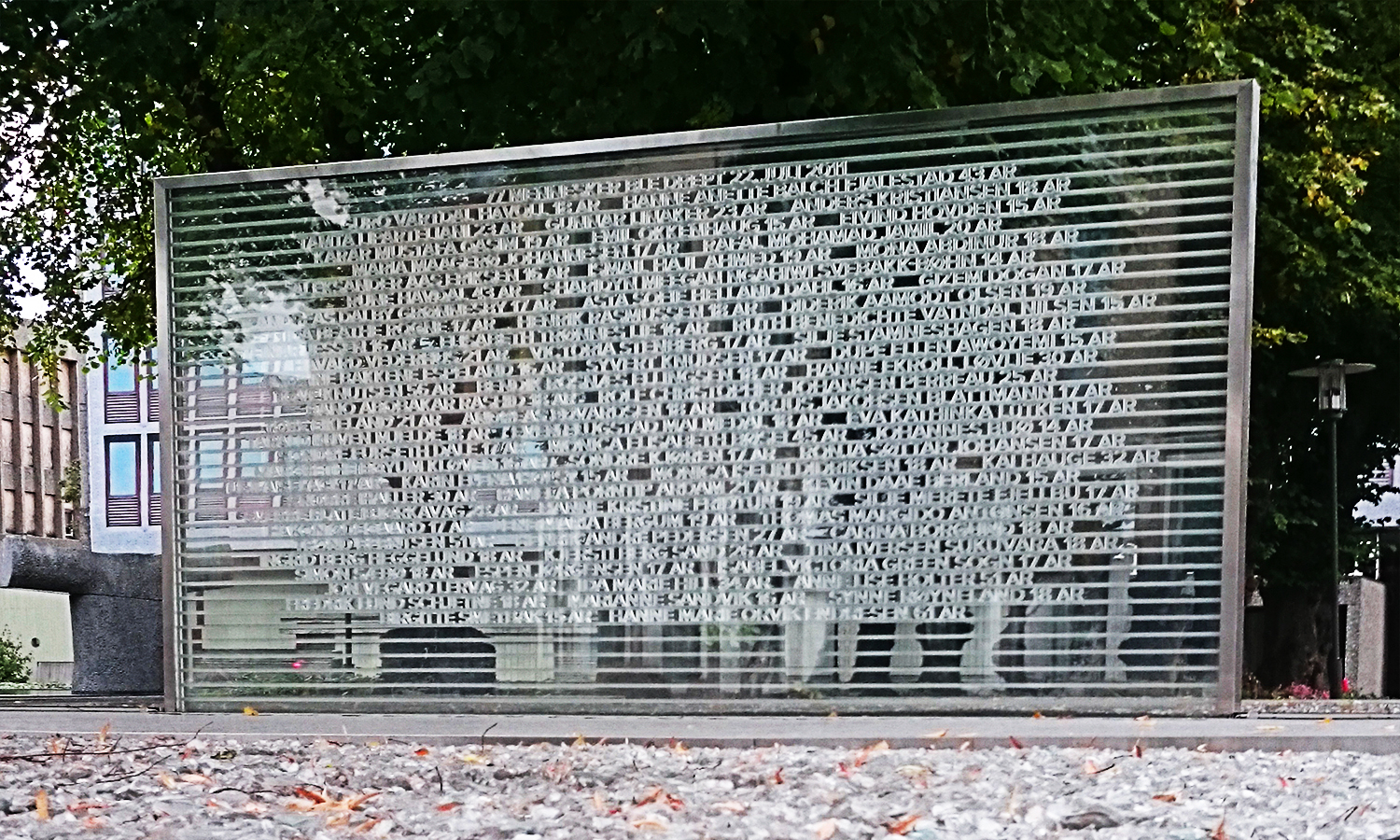 Memorial of 22 July 2011 at the government headquarters in Oslo. Photo: PRIO / Marit Moe-Pryce