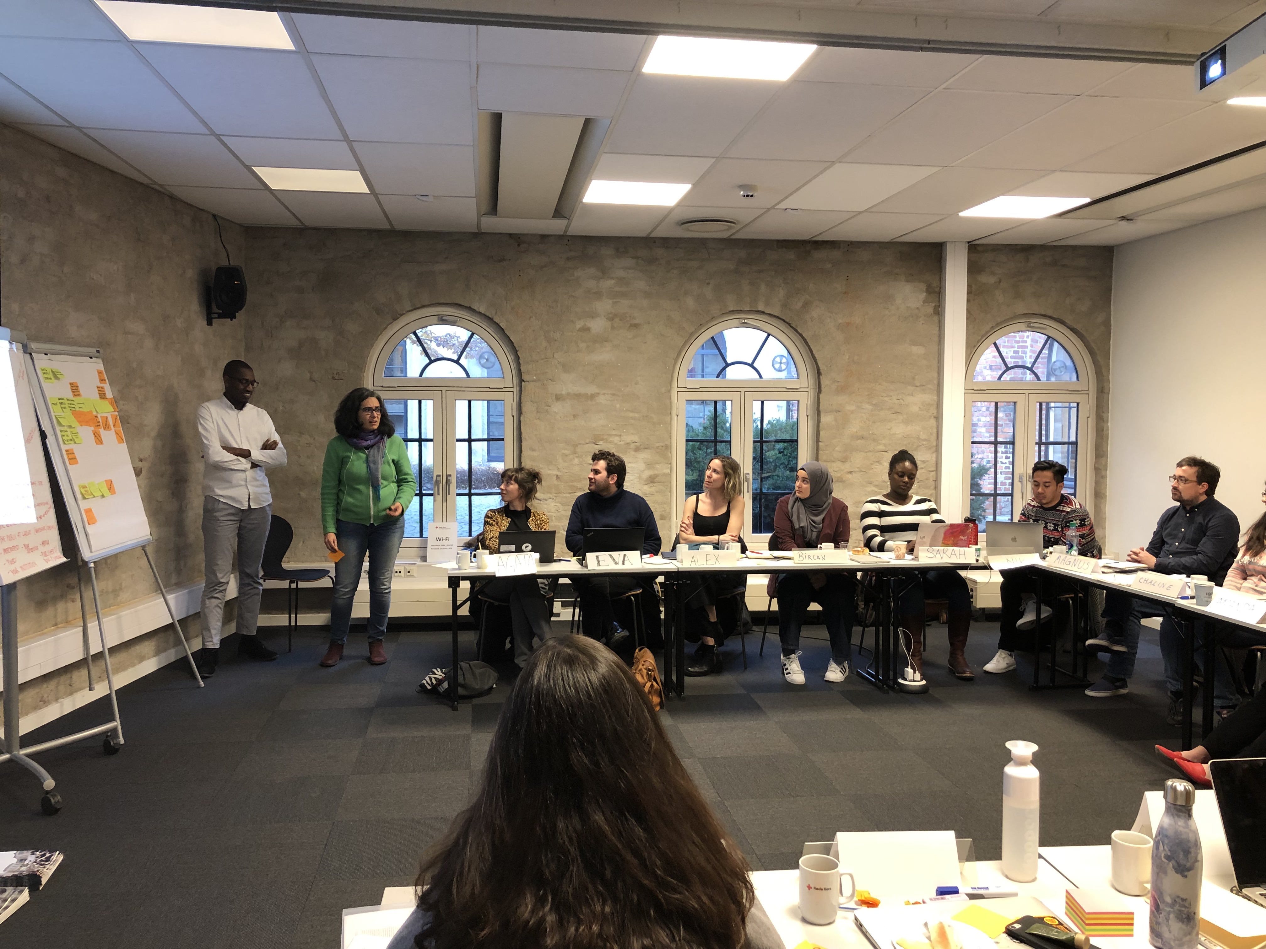 In the classroom. Marta Bivand Erdal