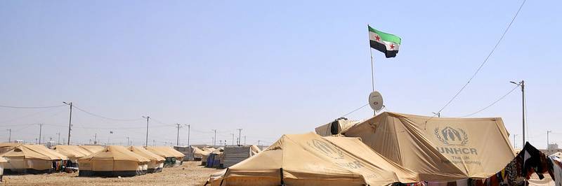 Zaatari refugee camp Jordan. Foreign, Commonwealth & Development Office